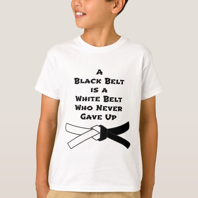 T-shirt Ceinture noire (Devant)