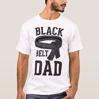 T-shirt Ceinture noire Papa Tkd Taekwondo Karate Mixed mar