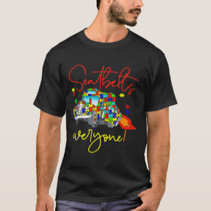 T-shirt Ceintures de sécurité Tout le monde Sensibilisatio