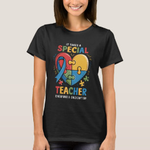 T-shirt Cela Nécessite Un Enseignant Spécial Sensibilisati