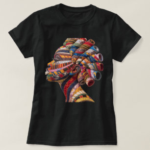 T-shirt célébrant les femmes noires colorées