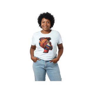 T-shirt célébrant les femmes noires colorées