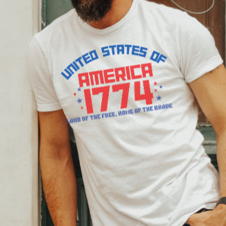 T-shirt Celebrate  250th us independence patriotic July 4