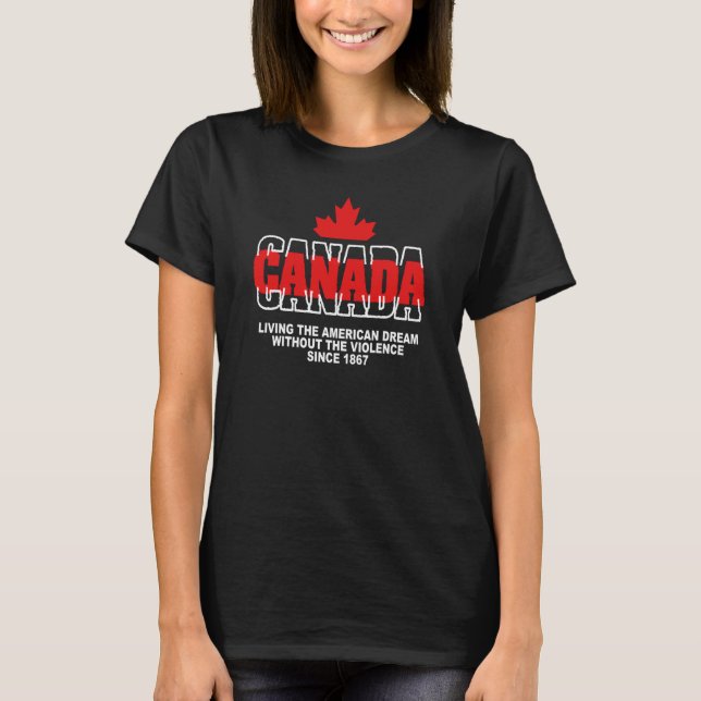 T-shirt Celebrate Canada Day Canadian Flag Pride (Devant)