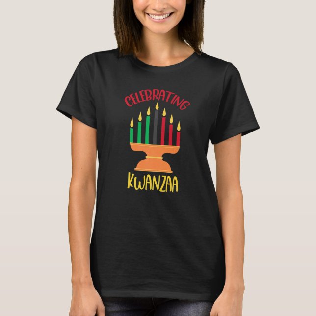 T-shirt Celebrating Kwanzaa   (Devant)