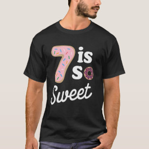 T-shirt Célébration de beignet si douce pour le septième a