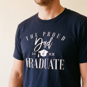 T-shirt Célébration de Grad Fier père du diplômé
