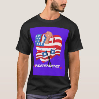 T-shirt Célébration de la fête de l'indépendance - Liberté