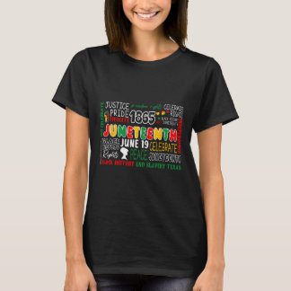 T-shirt Célébration de la liberté africaine Juneteenth 186