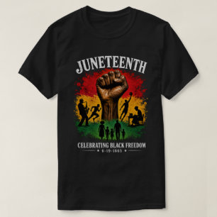 T-shirt Célébration de l'Héritage de la Liberté Noire June