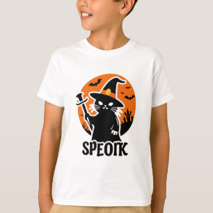 T-shirt Célébration d'Halloween avec le Casquette magicien