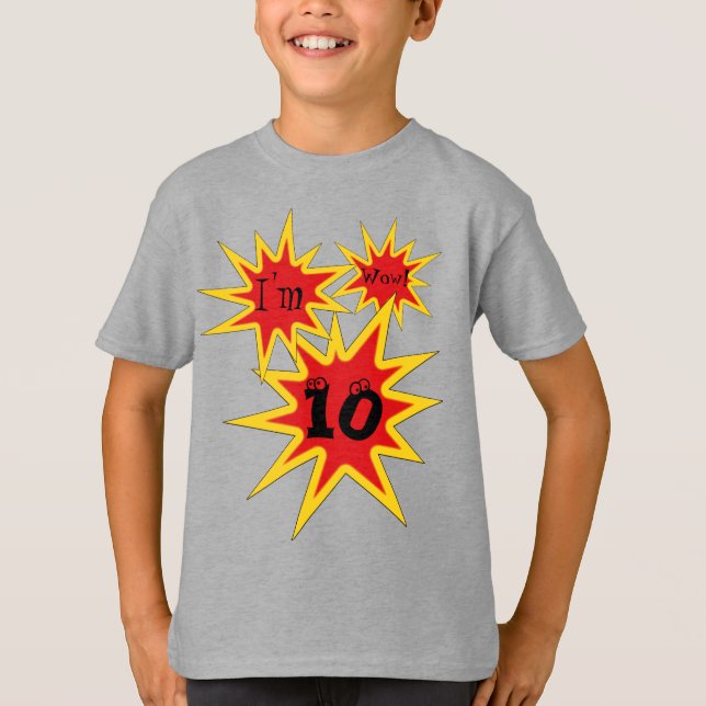 T-shirt Célébration du 10e anniversaire de la naissance de (Devant)