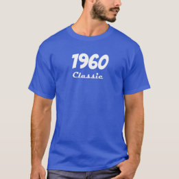 T-shirt Célébration du 60e anniversaire 1960 Classic