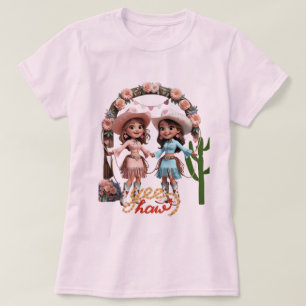 T-shirt Célébration Mariage Cowgirl - Esthétique occidenta