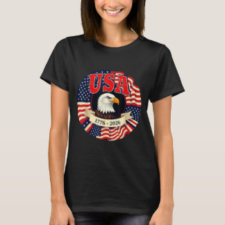 T-shirt Célébration patriotique du 250e anniversaire des É