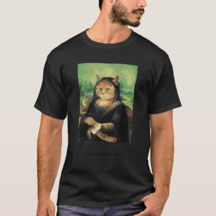 T-shirt Célèbre Cute Cats Art Leonardo Da Catti