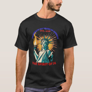 T-SHIRT CÉLÉBRER 250 ANS D'AMÉRIQUE - L'ESPRIT DE 26