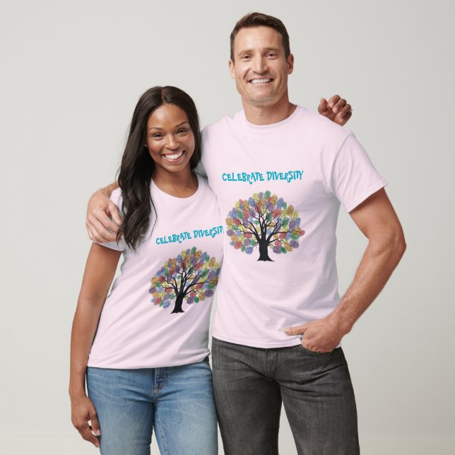 T-SHIRT CÉLÉBRER LA DIVERSITÉ (Unisexe)