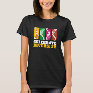 T-shirt Célébrer la diversité japonaise Koi Carp Nishikigo