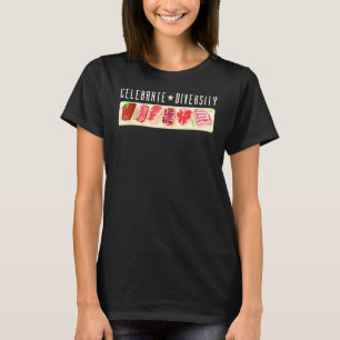T-shirt Célébrer la diversité Steak meme Grill Vêtements V