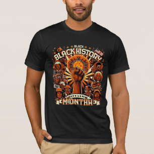 T-shirt Célébrer le Mois de l'histoire des Noirs - Inspira
