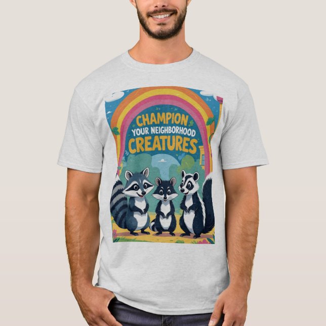 T-shirt Célébrer les amis de la rue (Devant)