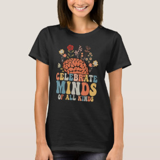 T-shirt Célébrer L'Esprit De Toutes Sortes Neurodiversité 
