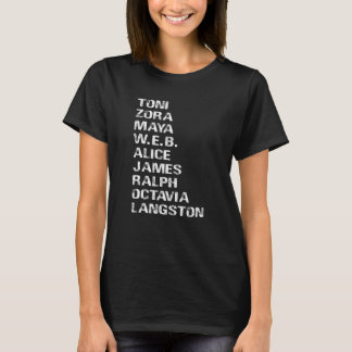 T-shirt Célèbres auteurs noirs du XXe siècle 1