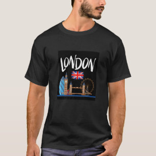 T-shirt Célèbres monuments de Londres Londres Londres