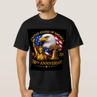 T-shirt Célébrez 250 Ans de Liberté ! 🇺🇸