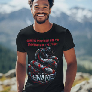 T-shirt Célébrez avec style l'année vibrante du serpent