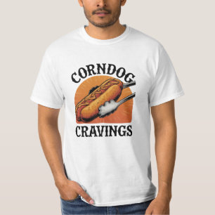 T-shirt Célébrez des collations avec l'art unique Corndog