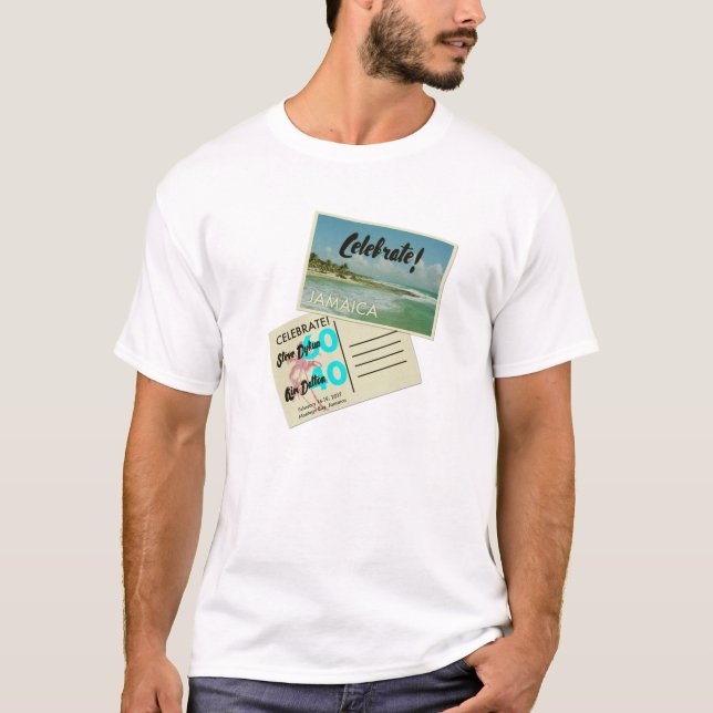 T-shirt Célébrez la Jamaïque (Devant)