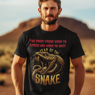 T-shirt Célébrez l'année du serpent en couleurs vives