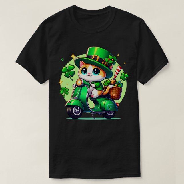 T-shirt Célébrez le Jour de la Saint Patrick avec une joli (Design devant)