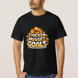 T-shirt Célébrez les nuggets de poulet avec des oeuvres am