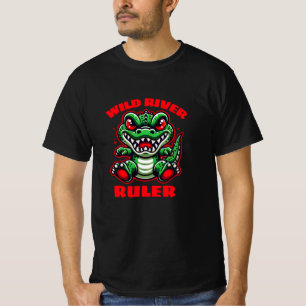 T-shirt Célébrez les reptiles avec des designs de croc ext