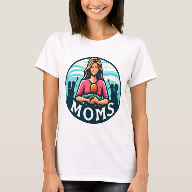 T-shirt Célébrez Maman avec les femmes "Maman font une dif (Devant)