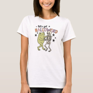 T-shirt "Célébrons Halloween de façon déjantée" Grenouille