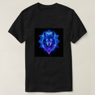 T-shirt Celestial Wolf • Cosmic Energy Guardian Throw