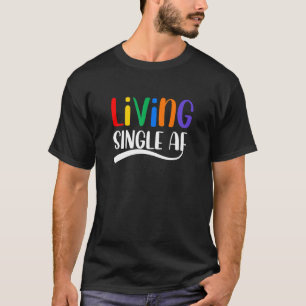 T-shirt Célibataire Af hommes et femmes célibataires en re