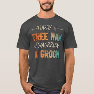 T-shirt Célibataire de demain drôle vintage marié enterrem