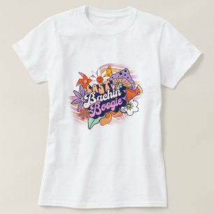 T-shirt Célibataire Groovy 70s Dernière Soirée de Fête ID9