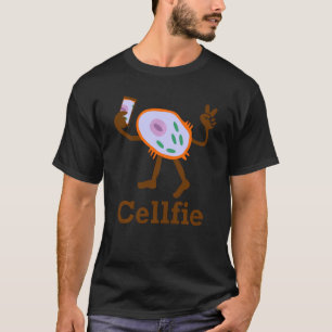 T-shirt Cellfie Selfie Funny Biologie Science Enseignant S