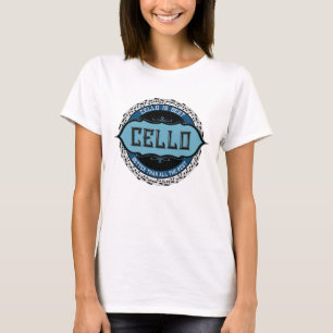 T-shirt Cello Best Music Note Circle