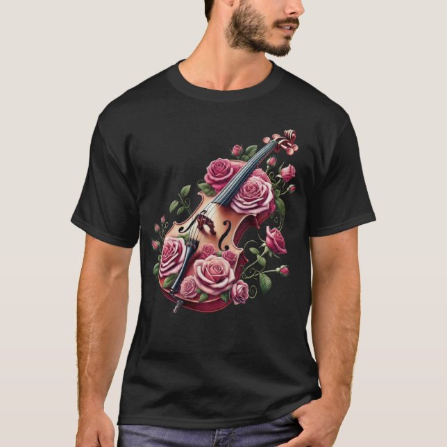 T-shirt Cello Cellist Cellin S2 (134) (Devant)