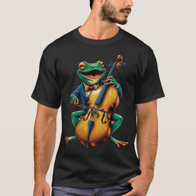 T-shirt Cello Cellist Cellin S2 (135) (Devant)