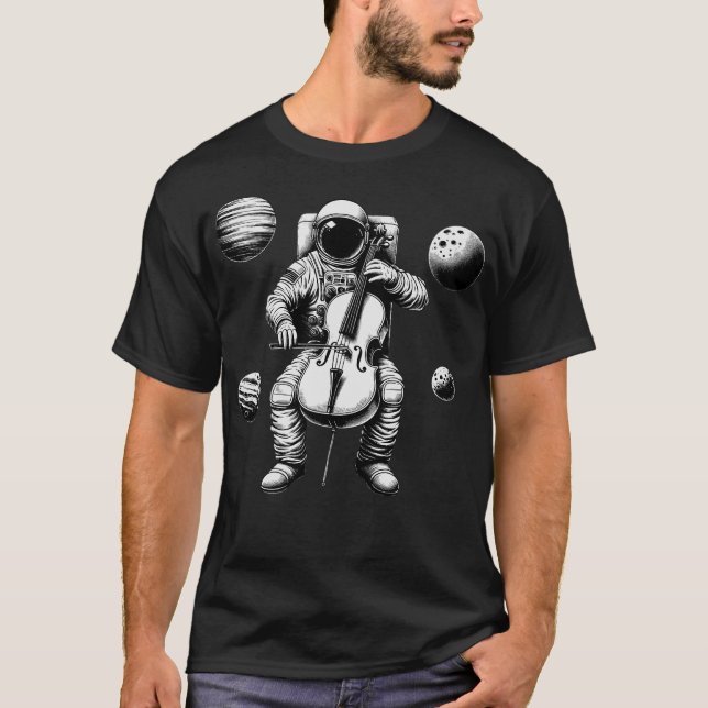 T-shirt Cello Cellist Cellin S2 (142) (Devant)