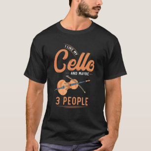 T-shirt Cello Player Music Orchestre Musicien Cellist Cel