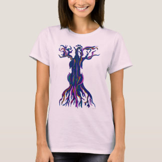 T-shirt Cello Tree Blue Organic Tee